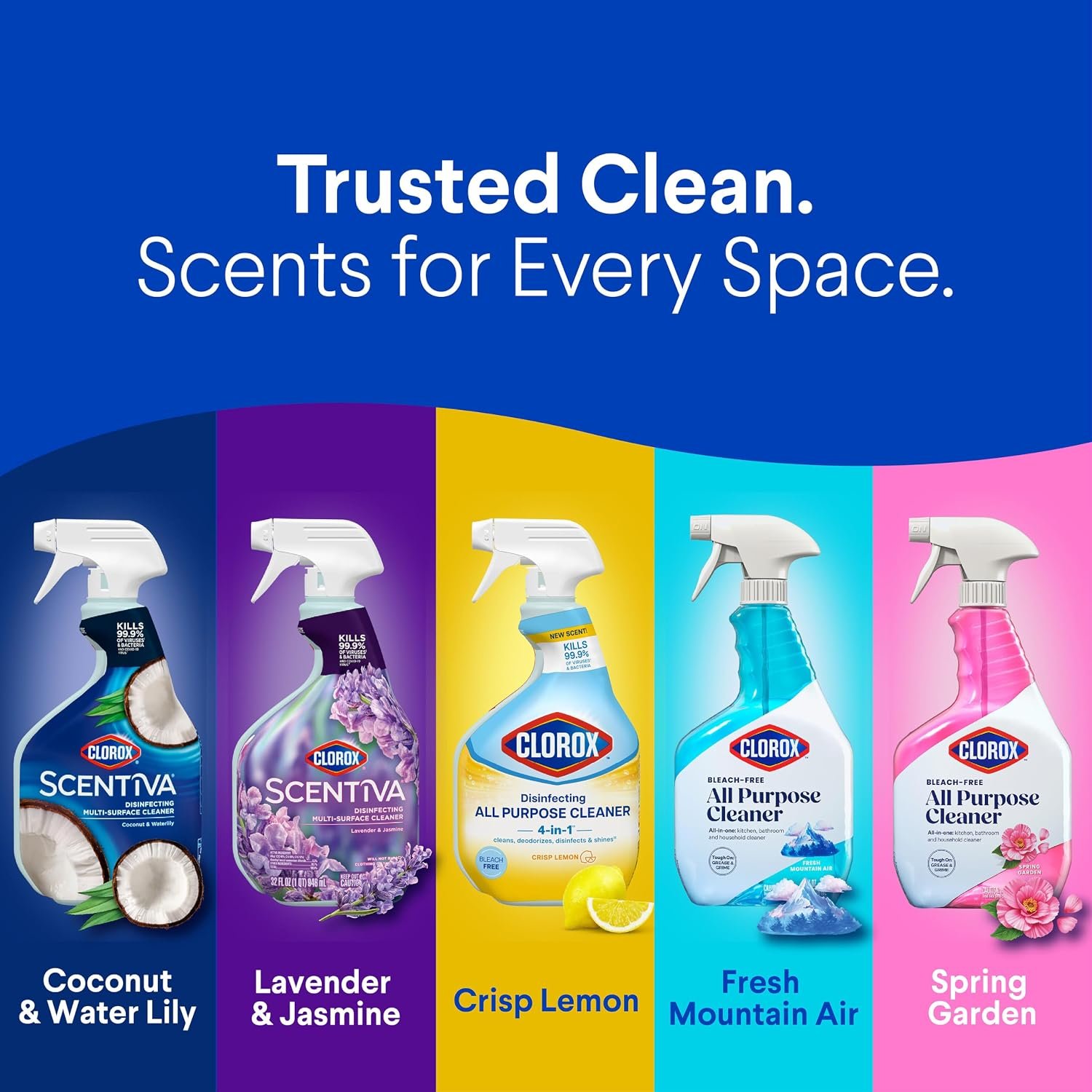 Clorox Disinfecting All-Purpose Cleaner 32 Oz and Bathroom Cleaner, Household Essentials, 30 Oz, Pack of 3 - Image 9