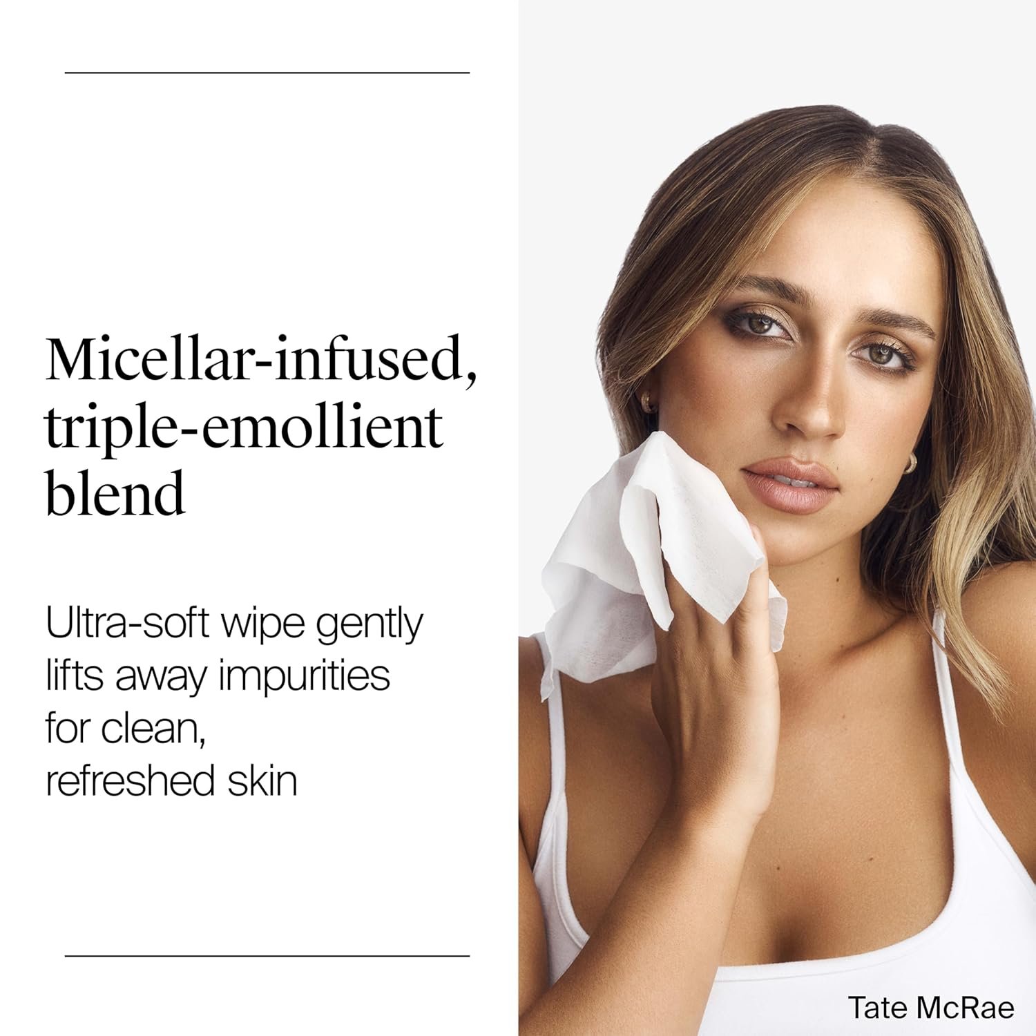 Neutrogena Makeup Remover Micellar Wipes for Face Daily Gently Removes Oil Dirt and Waterproof Makeup in a Simple Fully Plant-Based Cloth, 2 pack of 25 ct - Image 3