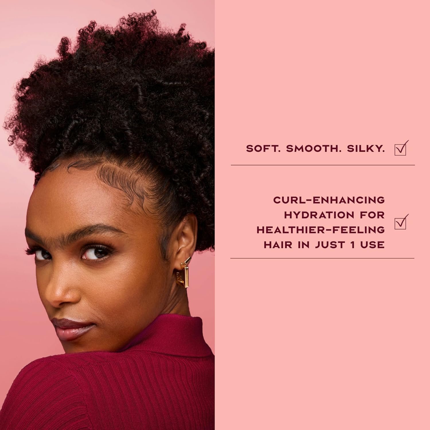 SheaMoisture Curl Enhancing Smoothie Hair Cream Coconut and Hibiscus for Thick, Curly Hair Sulfate Free and Paraben Free Curl Cream 20 oz - Image 6