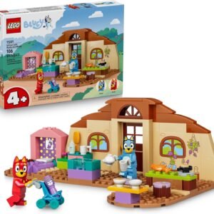 LEGO Bluey School with Rusty and Bluey – Building Toy for Girls & Boys, Ages 4+ – Toddler Figures & Playset – Gift for Birthdays – 11221