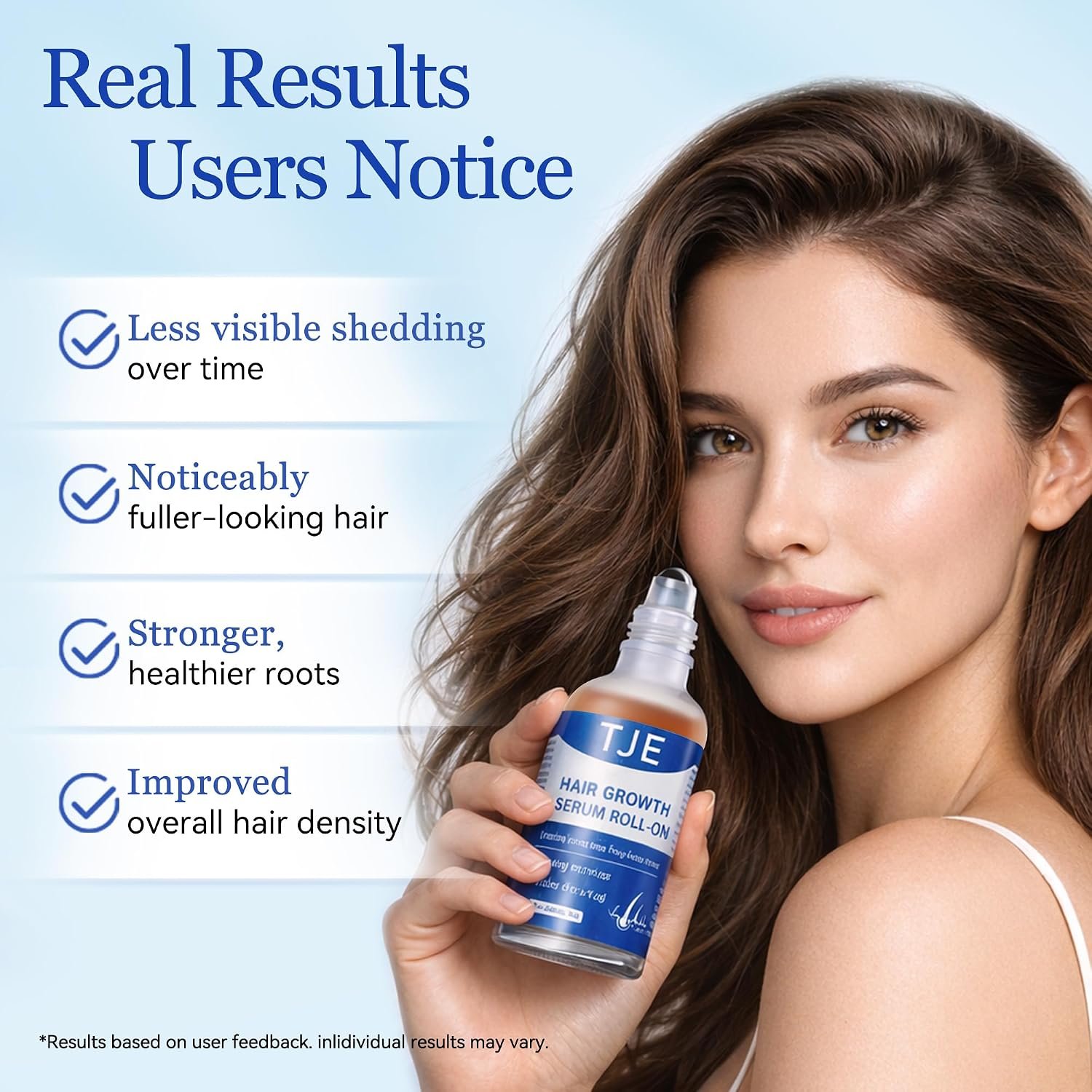 Hair Growth Serum Roll on Large Volume Pack 1.76 Fl Oz - Image 2
