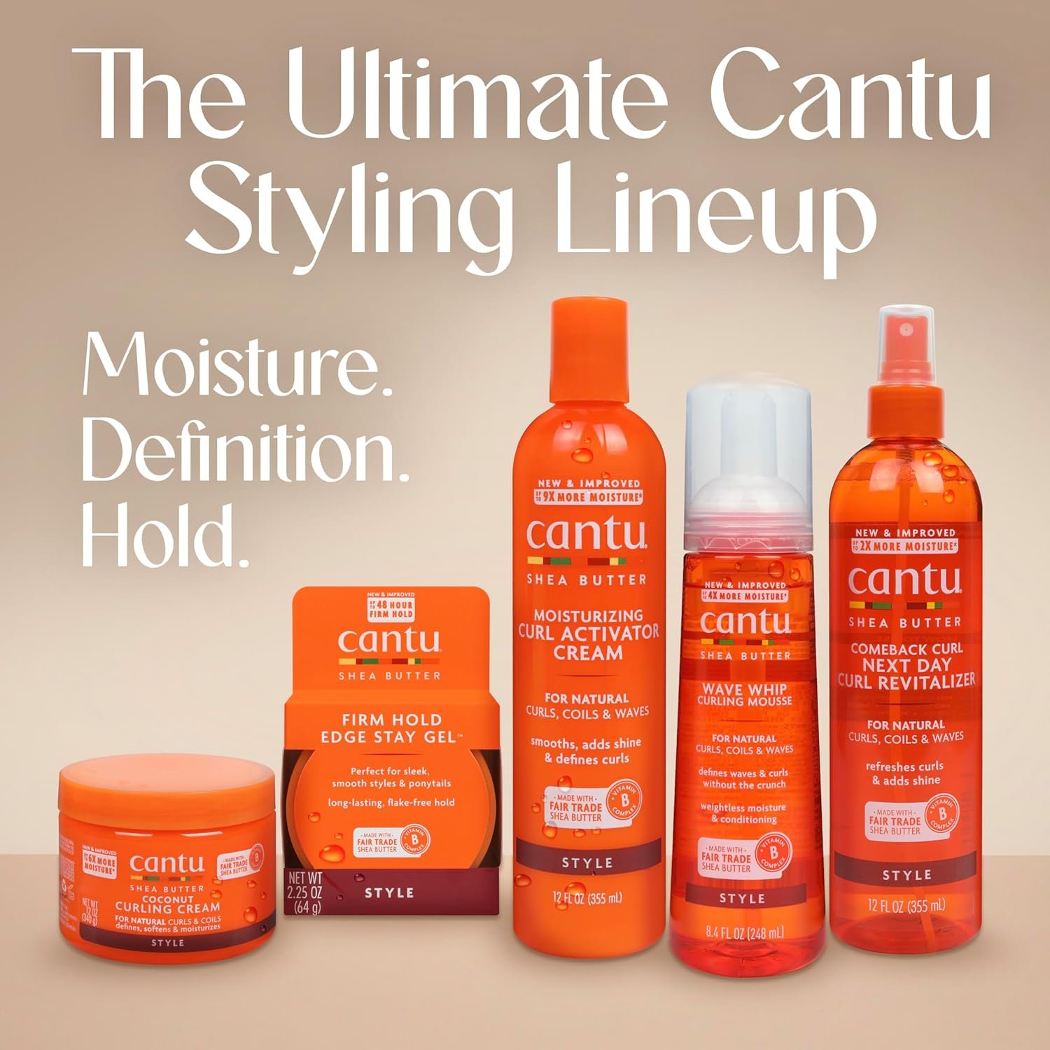 Cantu Moisturizing Curl Activator Cream for Natural Hair with Pure Shea Butter, 12 fl oz (Pack of 2) - Image 9
