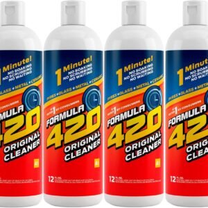 Formula 420 Glass Metal Ceramic Pipe Cleaner, 12 Fl Oz (Pack of 4)