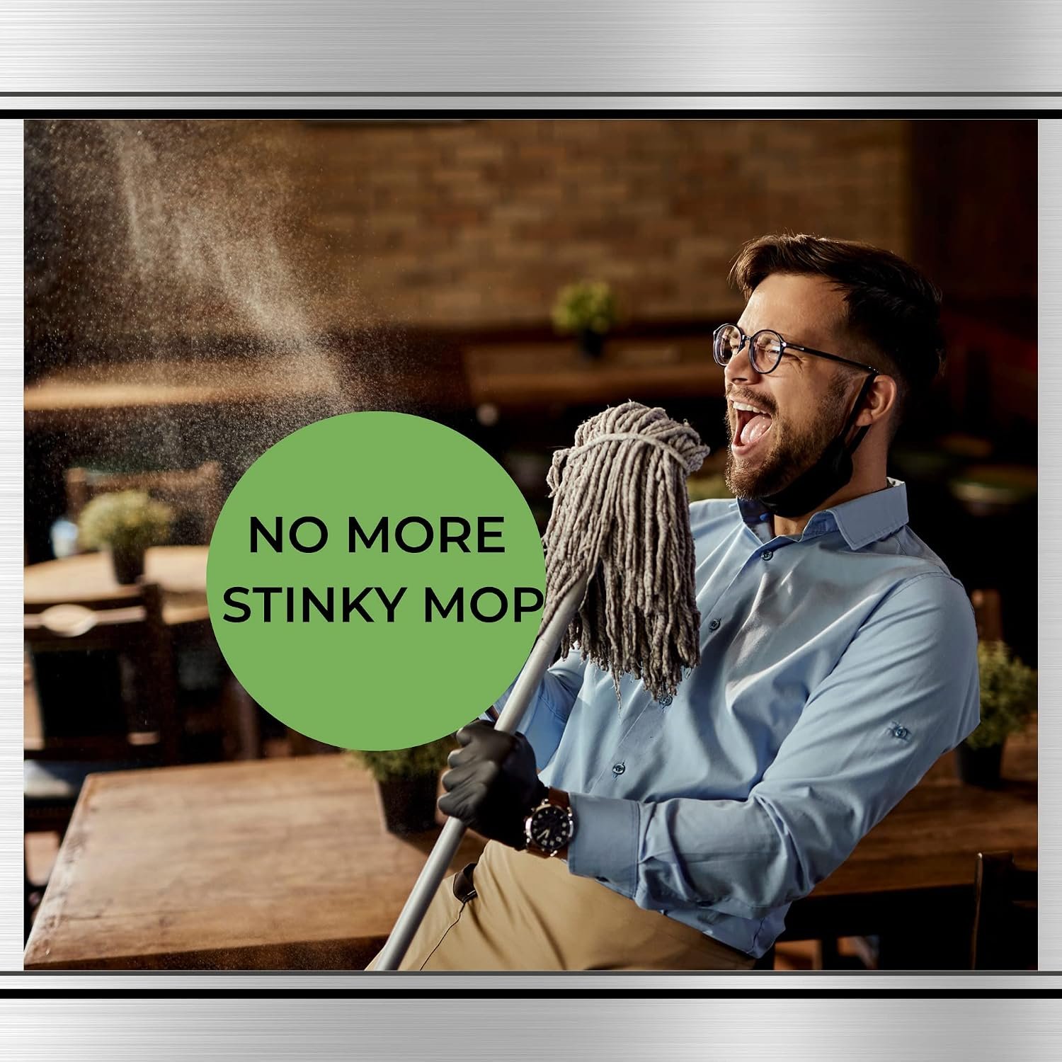 Restaurant Bio-Deodorizing Floor Cleaner - Heavy Duty Commercial Concentrated Enzyme Degreaser and Odor Eliminator for Mopping Tile, Laminate, Hardwood & More - Image 7