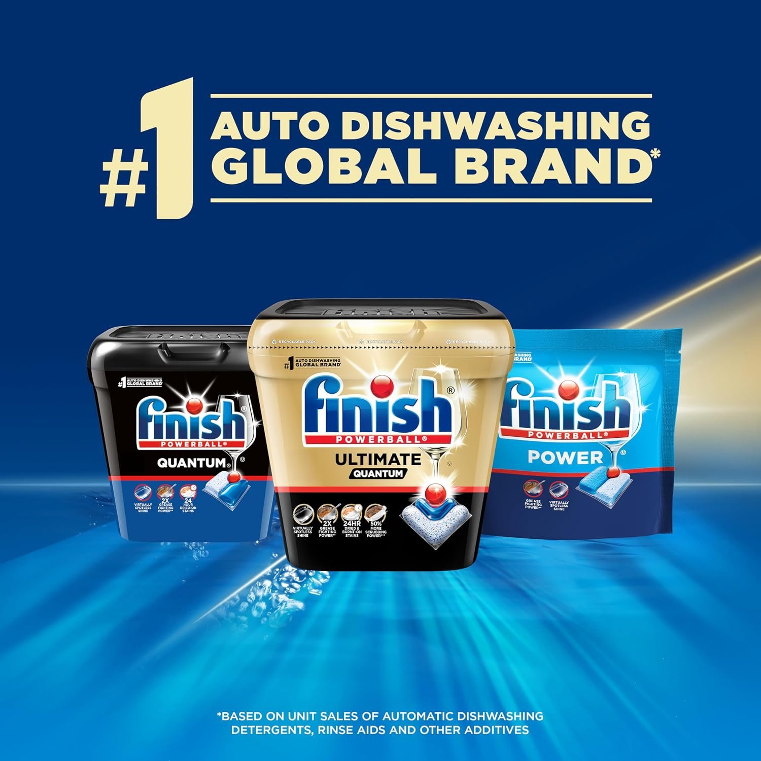 Finish Ultimate Quantum Dishwasher Pods, New & Improved Formula, Dishwasher Detergent Dish Soap, Removes Burnt-On & Dried-On Stain, Degreasing & Scrubbing Power, Lemon Scent, 21 Count - Image 7