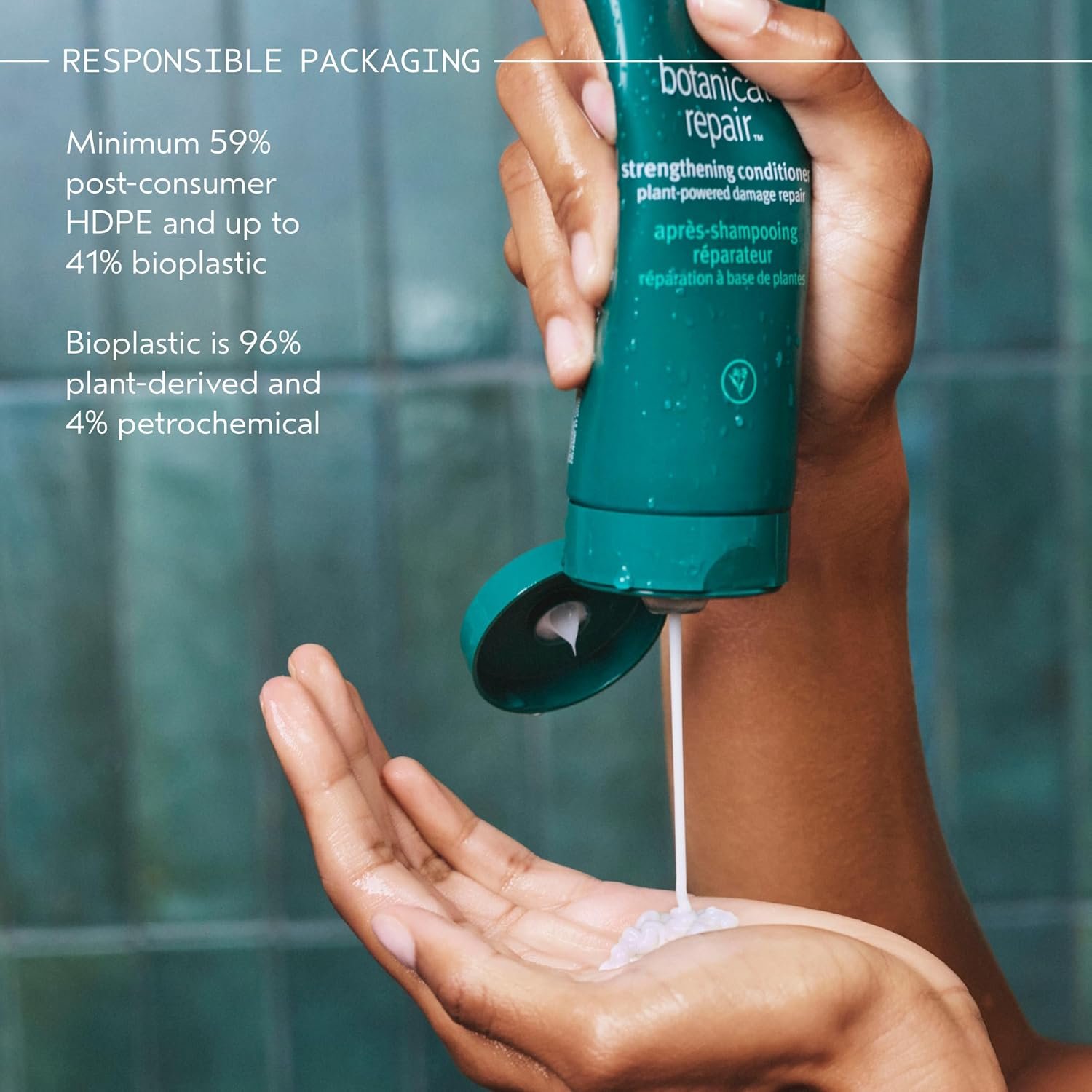 Aveda Botanical Repair Strengthening Conditioner | Instantly Detangles to Prevent Breakage | Strengthens & Repairs Damaged Hair | Builds Bonds | 98% Naturally Derived* | Silicone Free - Image 8