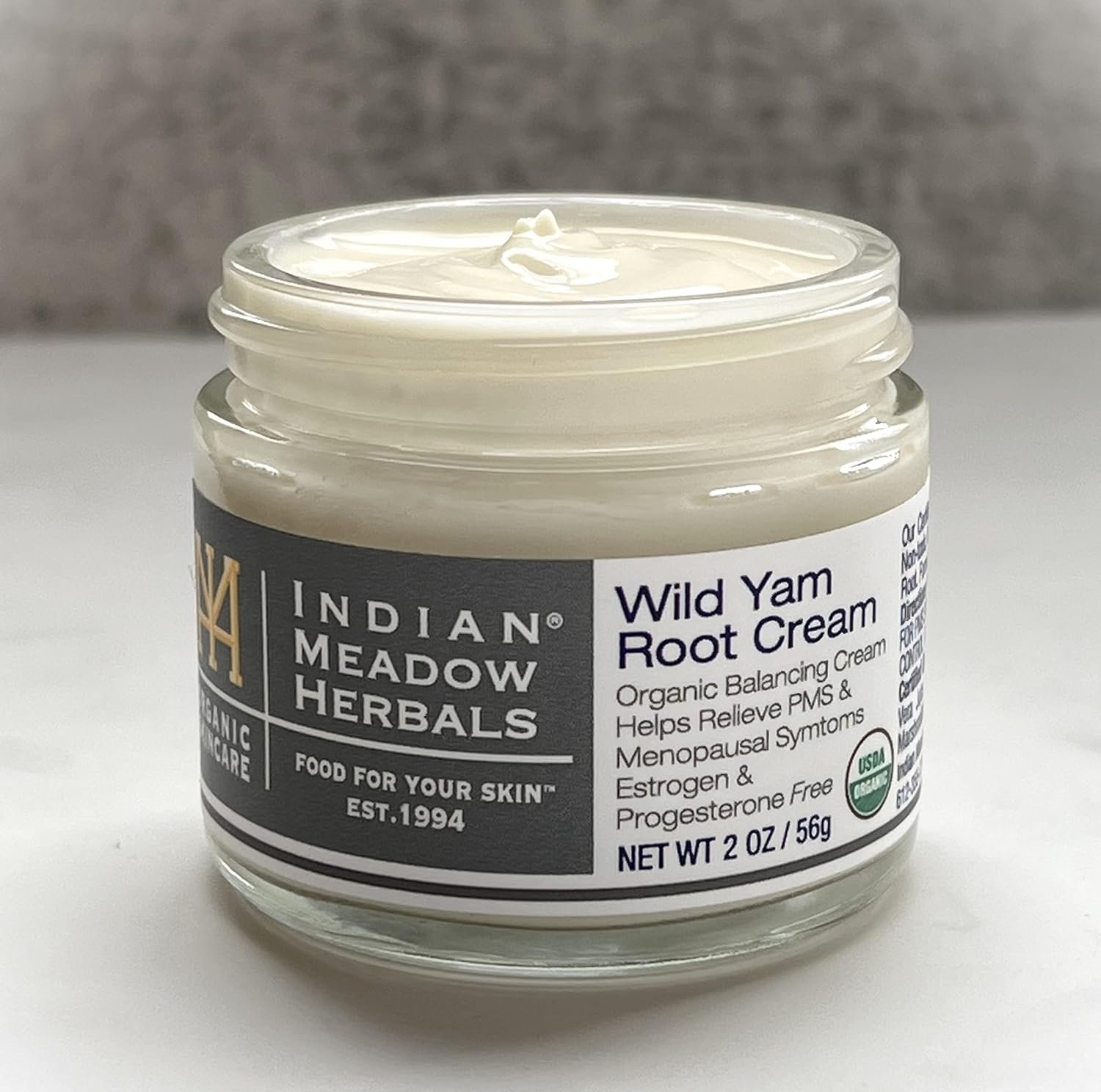 Indian Meadow Herbals Wild Yam Root Cream (2oz) - USDA Certified Organic Balancing Cream for PMS & Menopause Relief - Estrogen & Progesterone-Free. Woman-owned & Operated Since 1994. - Image 8