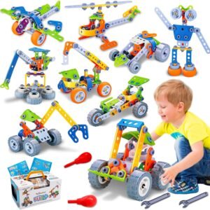 10 in 1 STEM Toys for 4 5 6 7 8+ Year Old Boy Girl Birthday Gifts Building Toys Stem Kits Activities for Kids Ages 4-8 5-7 6-8 Educational Learning Boy Toys Age 3-5 4-6 8-10 Engineering Creative Games