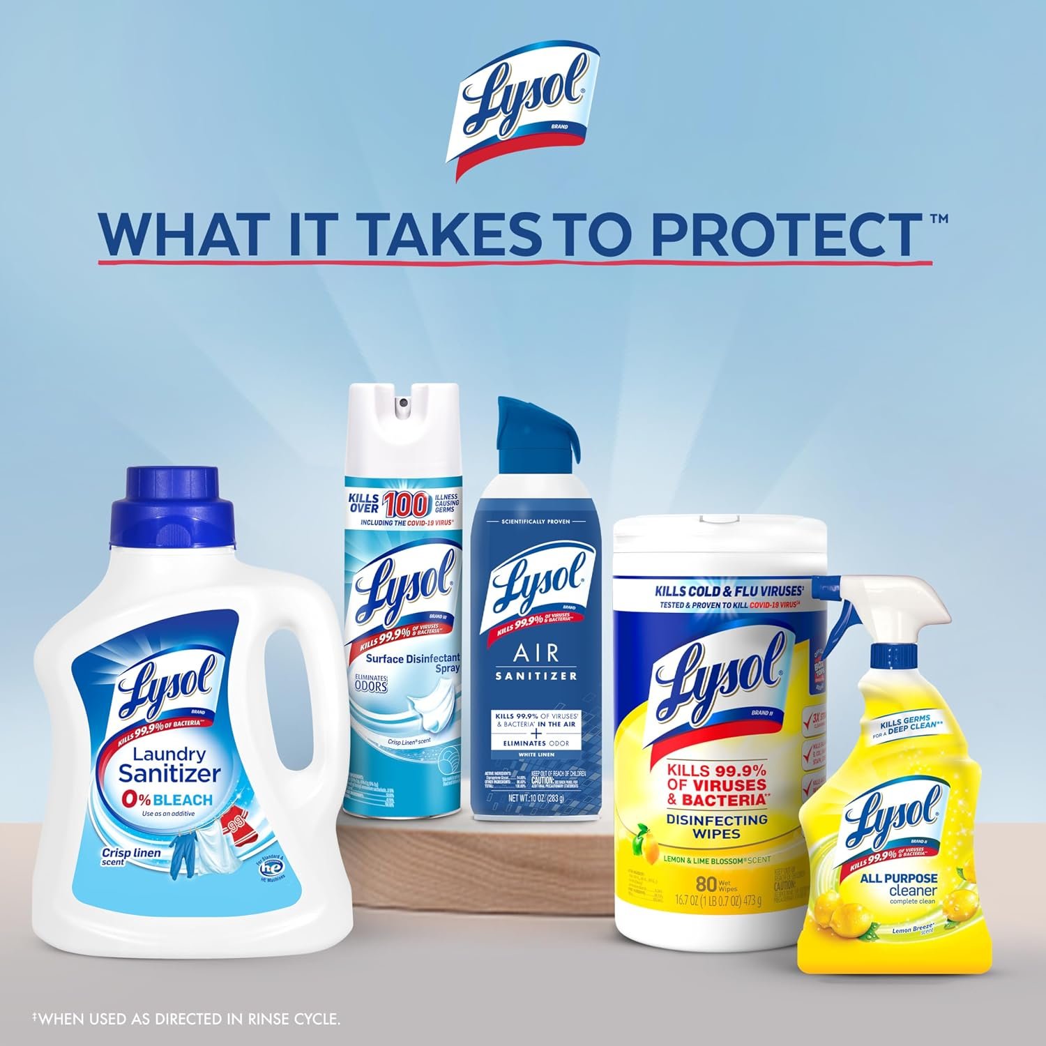 Lysol Laundry Sanitizer Additive, Bacteria-Causing Laundry Odor Eliminator, Detergent Additive, Crisp Linen, 90oz - Image 7
