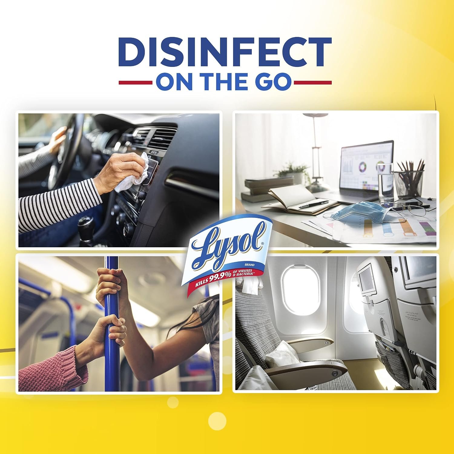 Lysol Disinfectant Handi-Pack Wipes, Multi-Surface Antibacterial Cleaning Wipes, for Disinfecting and Cleaning, Lemon and Lime Blossom, 480 Count (Pack of 6) - Image 4