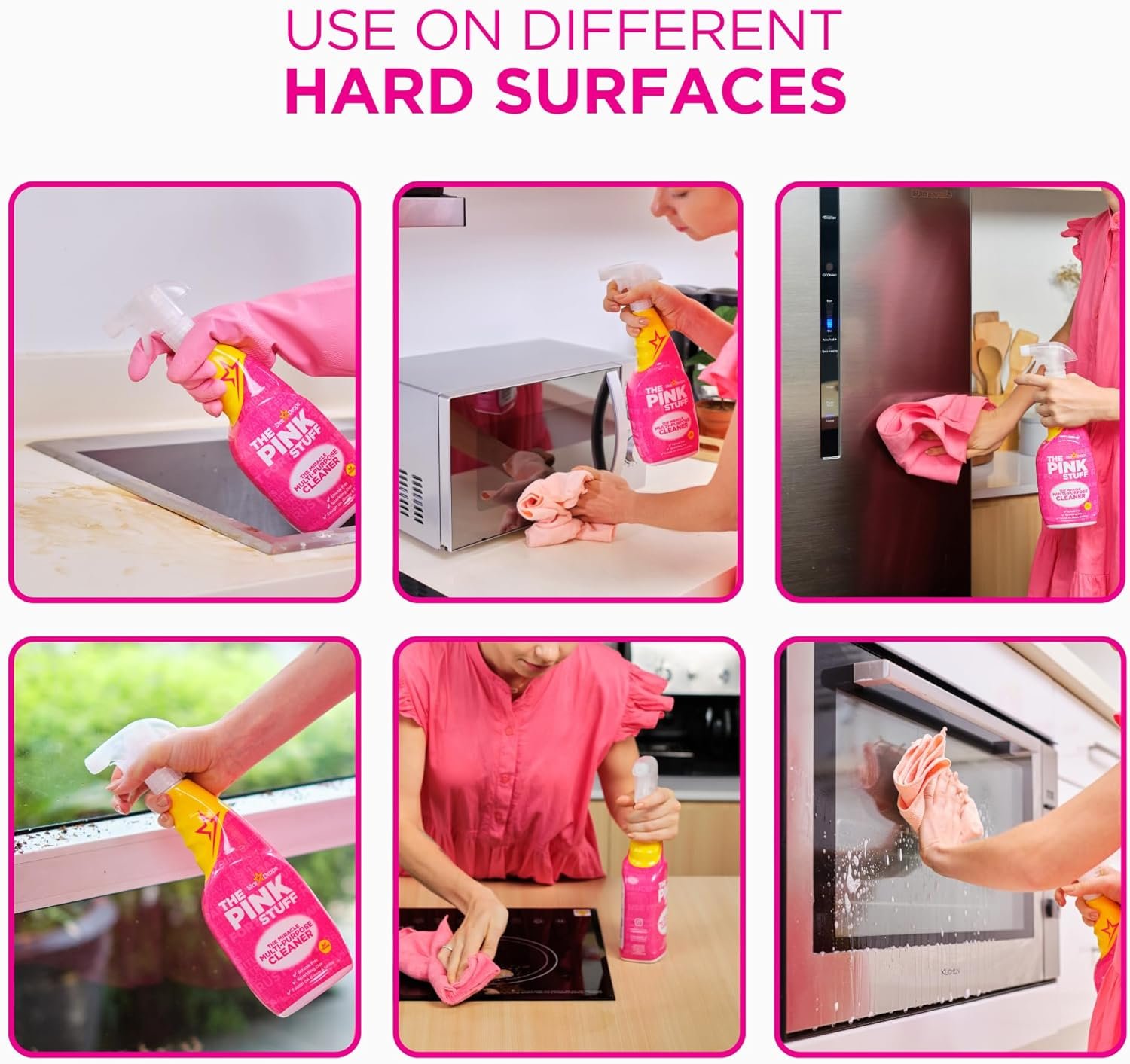 Stardrops - The Pink Stuff - The Miracle Multi-Purpose Cleaner Spray- 25.36 Fl Oz - Image 4
