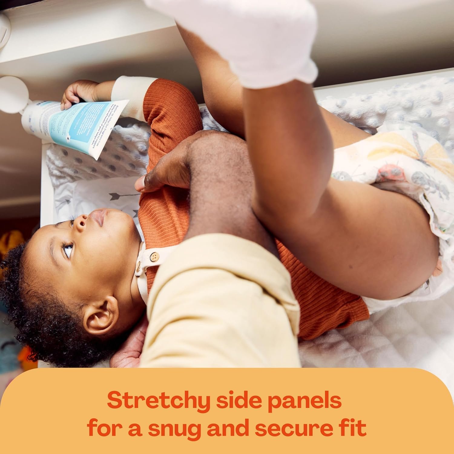 Hello Bello Diapers, Size 1 (8-12 lbs) Wild Cats, 32 Count of Premium Disposable Baby Diapers, Hypoallergenic with Soft, Cloth-Like Feel - Image 2
