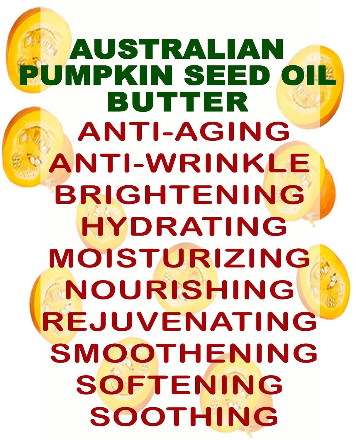 Botanical Beauty PUMPKIN SEED OIL BUTTER Australian Natural VIRGIN UNREFINED RAW for Face, Skin, Damaged Hair, Lip, Nails (2 Fl Oz) - Image 7