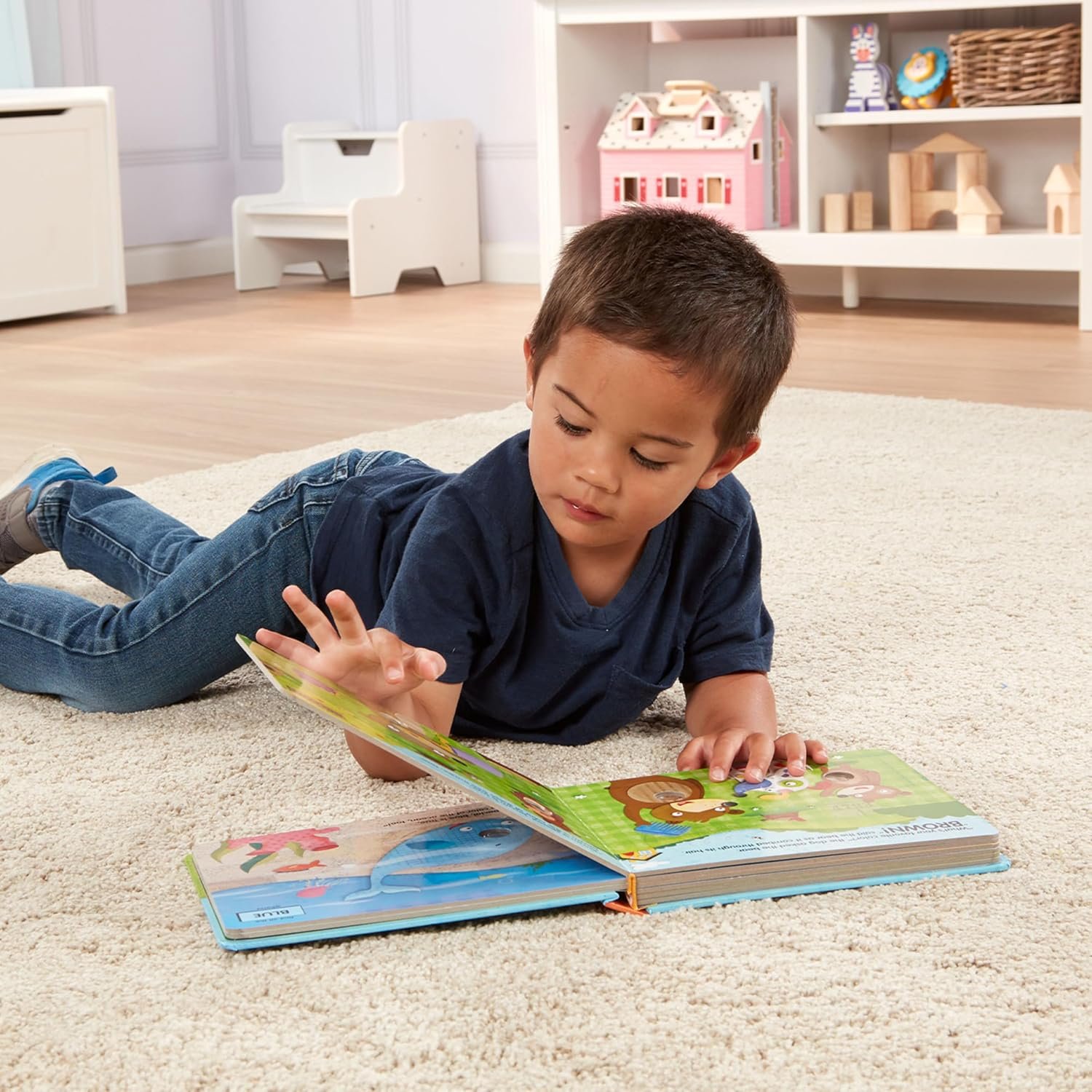 Melissa & Doug Poke-a-Dot! What’s Your Favorite Color? Interactive Children's Board Book with Buttons to Pop, Educational Sensory Toy for Toddlers & Preschoolers Ages 3+ - FSC Certified - Image 3