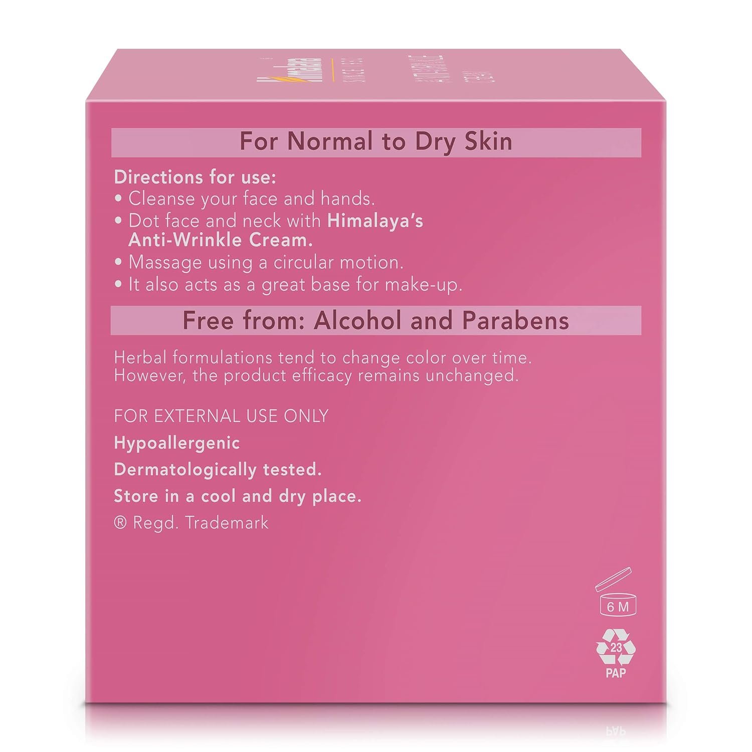 Himalaya Anti-Wrinkle Cream for Reducing the Look of Wrinkles, Fine Lines and Dark Spots, Moisturizes & Repairs, 1.69 oz - Image 9