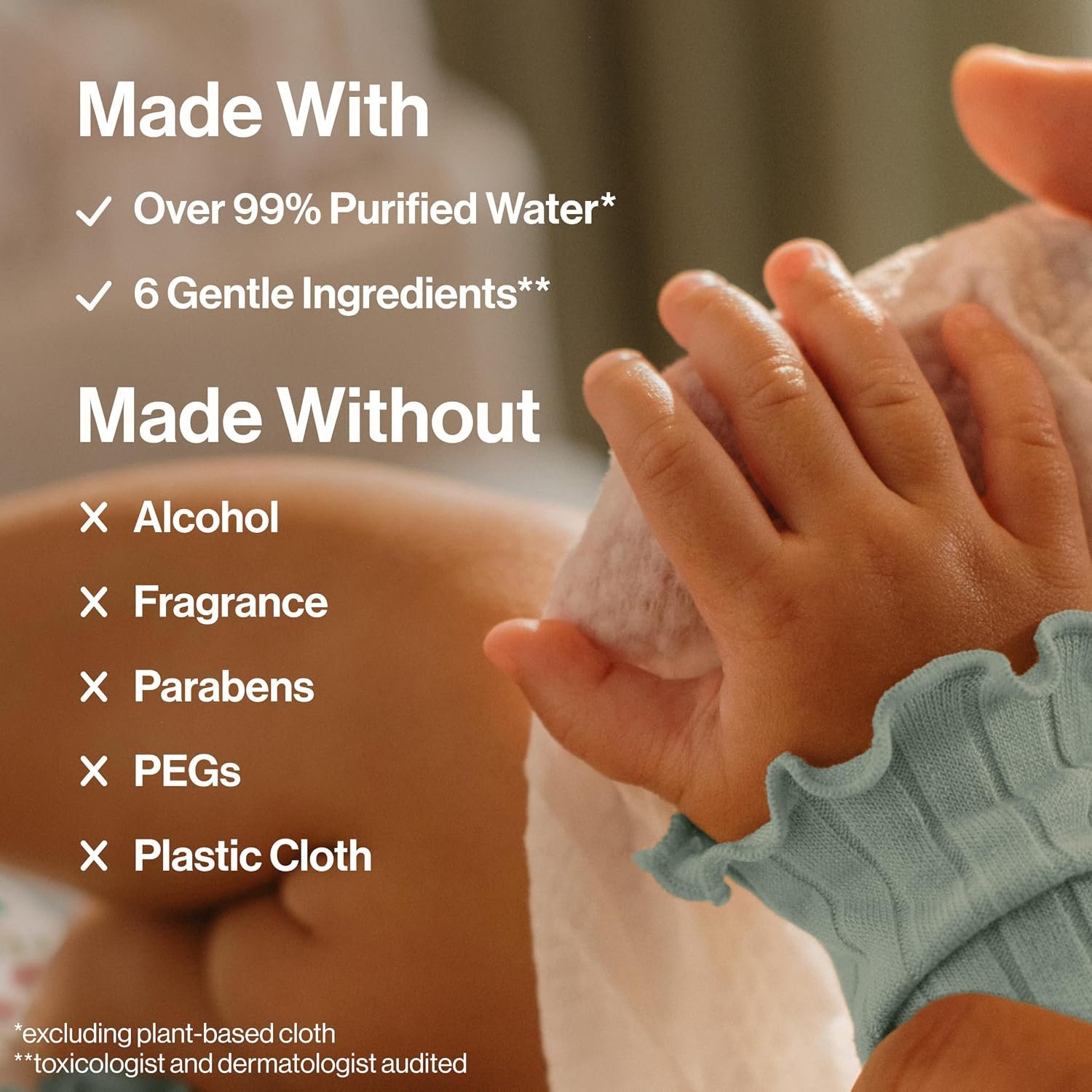 The Honest Company Baby Wipes for Sensitive Skin, Hypoallergenic, Fragrance-Free, Multi-Use, Pattern Play Design, 720 Count (10 Packs of 72) - Image 3