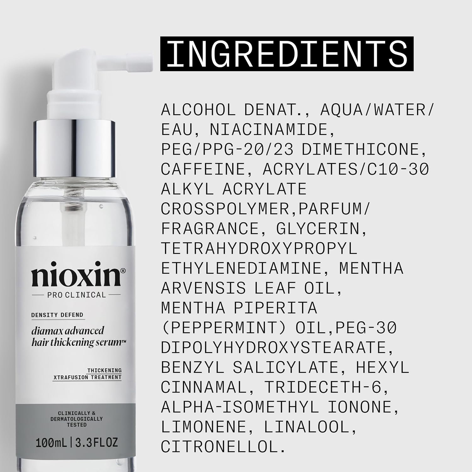 Nioxin Hair Thickening Serum | Night Density Rescue Serum | Density Defend Diamax Advanced | For Thicker, Fuller-Looking Hair | Against Breakage - Image 7
