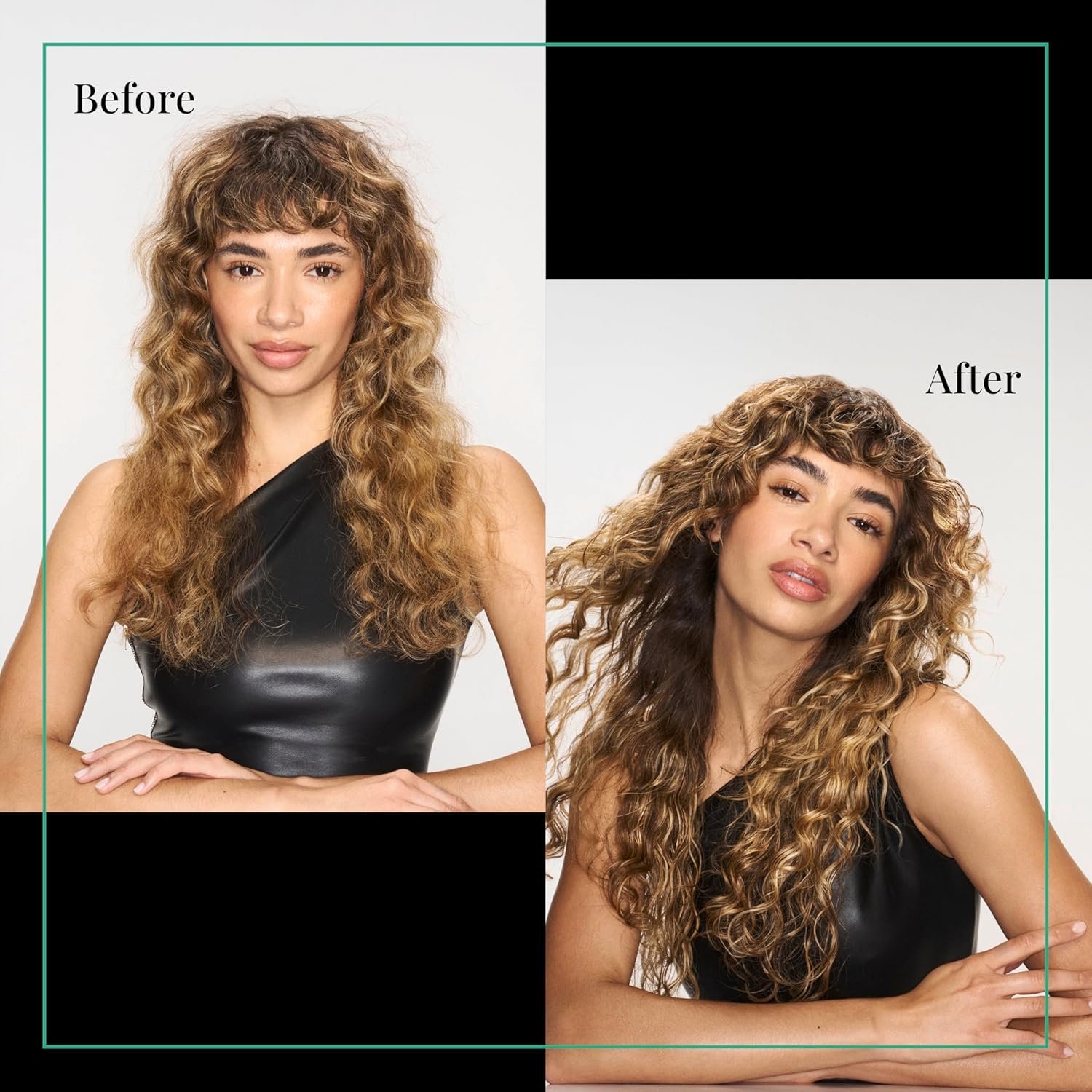 TRESemmé Multi-Tasking Hair Mask 1 ct Bouncy Curls to Lightweight + Hydrate, Strengthen & Define, with Peptide Blend, 8 fl oz - Image 6