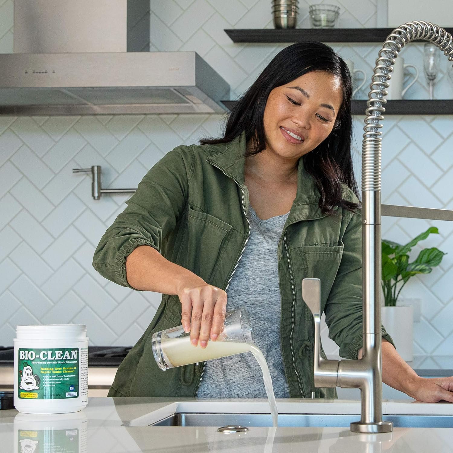 Bio-Clean Drain Septic 2# Can Cleans Drains- Septic Tanks - Grease Traps All Natural and 100% Guaranteed No Caustic Chemicals! Removes fats Oil and Grease, Completely Cleans Your System. - Image 7