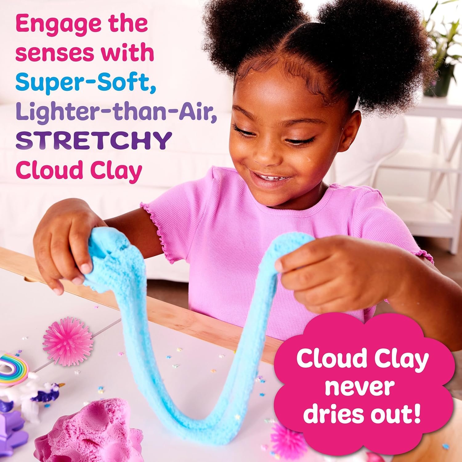 Creativity for Kids Sensory Pack: Unicorn | Screen Free Summer Activities | Sensory Toys for Toddlers | Unicorn Gifts for Girls, Toddler Activities Easy on the Go (Ages 3+) - Image 5