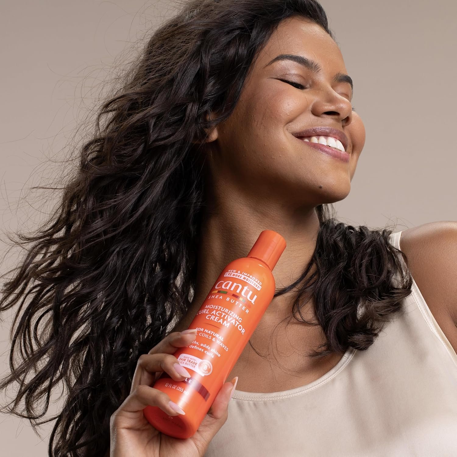 Cantu Moisturizing Curl Activator Cream for Natural Hair with Pure Shea Butter, 12 fl oz (Pack of 2) - Image 4