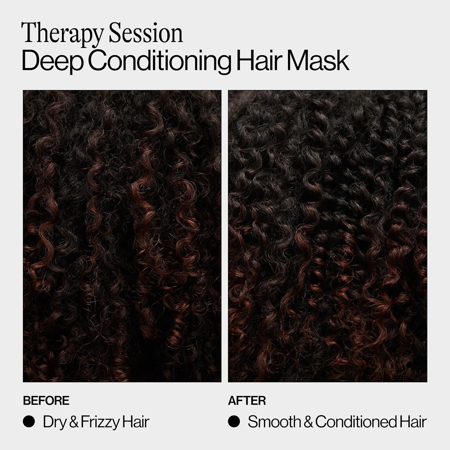 Eva NYC Therapy Session Deep Conditioning Hair Mask with Vegan Protein, Jojoba Oil + Argan Oil - Hydrate, Soften + Repair Hair Strength - Sulfate Free - Warm Vanilla Scent - 13.5 fl oz - Image 6
