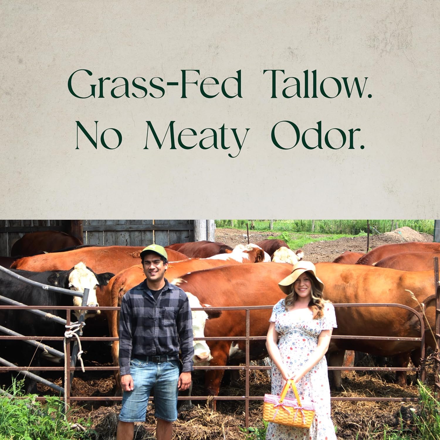 Ancestral Haven Beef Tallow for Skin - Tallow And Herbal Balm For Face - Gift Ready Box - Tallow Face Moisturizer - Tallow Balm - Grass Fed Tallow Face Cream Lotion (5.0 Oz, Herbal-Rose) - Image 6