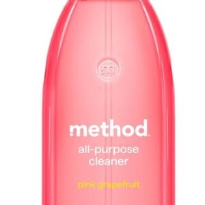 method All-Purpose Cleaner Spray, Pink Grapefruit – Cuts Grease & Grime on Counters, Glass, Sealed Wood & Floors, for Kitchen & Bathroom, 28 fl oz