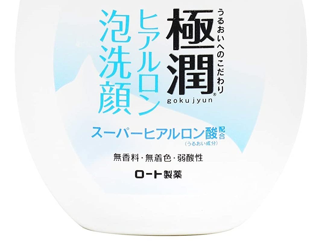 Hada Labo Rohto Gokujyn Hyaluronic Acid Cleansing Foam, 160ml - Image 3