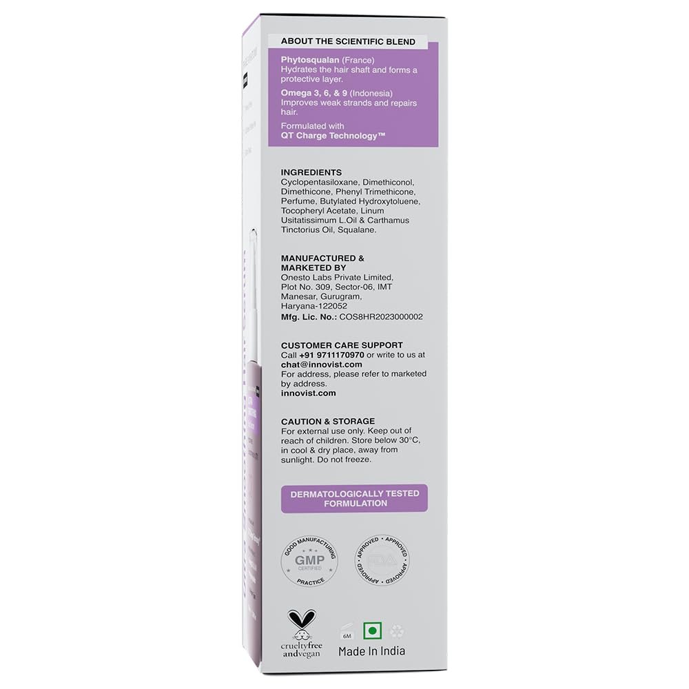 Bare Anatomy Ultra Smoothing Hair Serum Powered By Carbohydrate Complex & Niacinamide | Serum for Smooth & Shiny Hair | For Dry & Frizzy Hair | Women & Men | 100 ml - Image 8