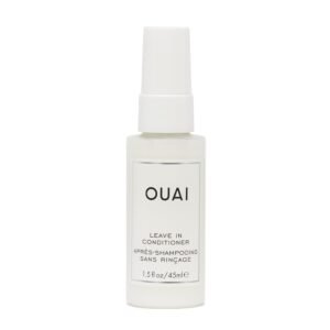 OUAI Leave In Conditioner & Heat Protectant for Hair – Prep Hair for Styling or Use as Detangling Spray to Fight Frizz & Flyaways – No Parabens, Sulfates or Phthalates (1.5 oz)