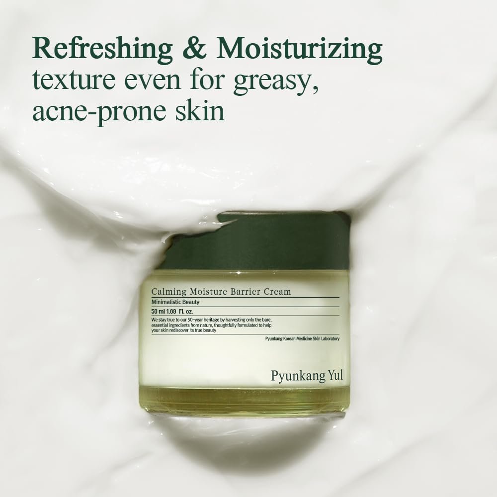 Pyunkang Yul PKY Calming Moisture Barrier Cream Instantly Soothes Sensitive Skin, Hyaluronic Acid & Ceramide for Hydration, Vegan, Korean Skincare (1.69 Fl. Oz, 50ml) - Image 8