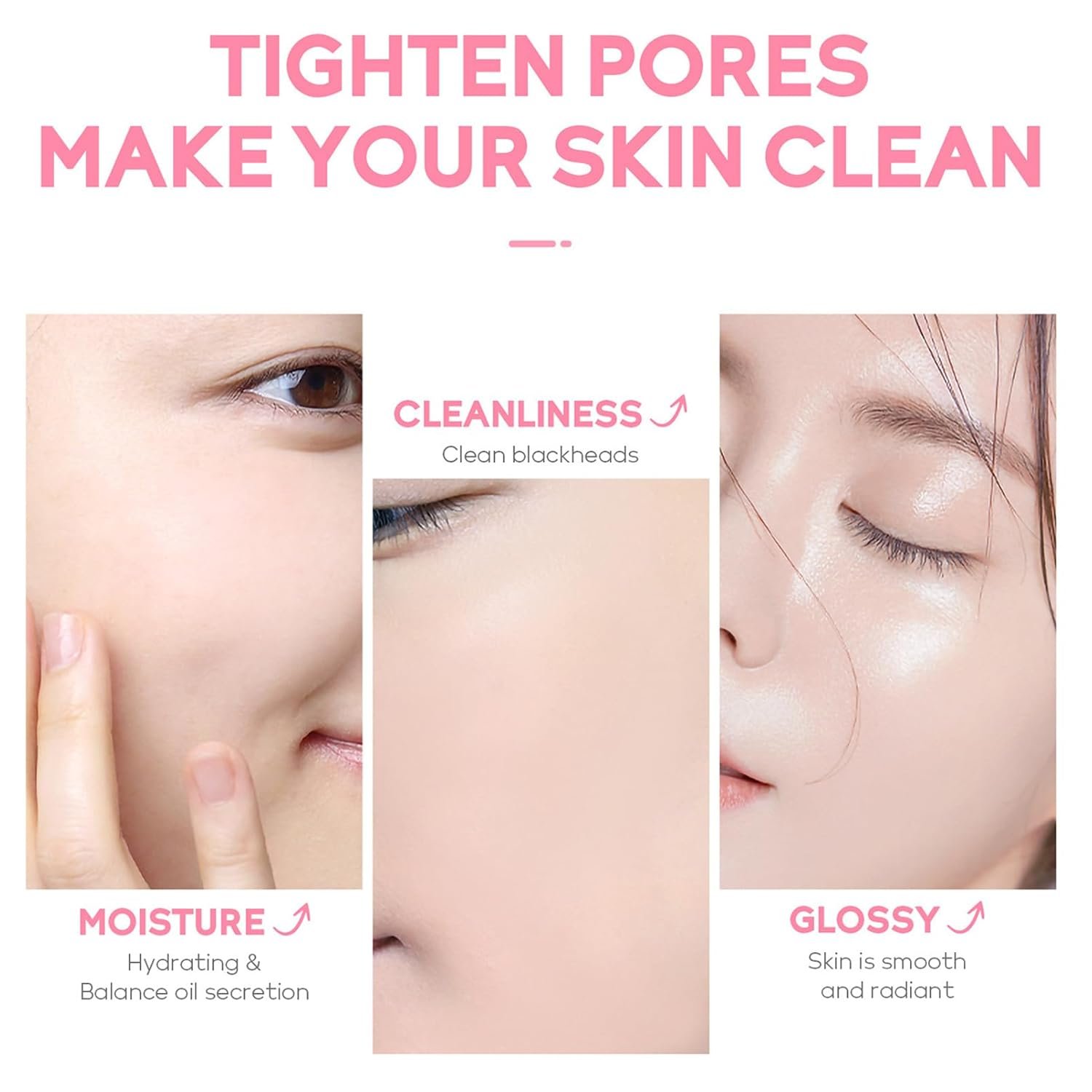 Skin Care Set Sakura Women Beauty Gift Sets Korean Skin Care Kit- Cleanser,Serum,Face Cream,Toner,Eye Cream,Mud Mask-Skin Care Routine Kit (One Size, Cherry Blossom-StyleB-Luxury Moisturizing) - Image 4