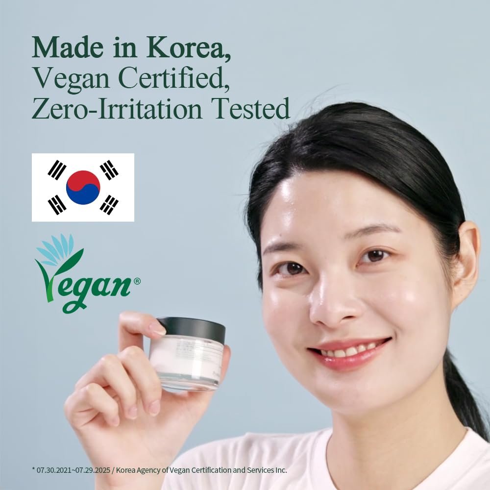 Pyunkang Yul PKY Calming Moisture Barrier Cream Instantly Soothes Sensitive Skin, Hyaluronic Acid & Ceramide for Hydration, Vegan, Korean Skincare (1.69 Fl. Oz, 50ml) - Image 7