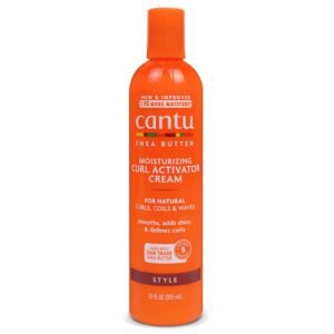 Cantu Shea Butter for Natural Hair Moisturizing Curl Activator Cream, 12 Fl Oz