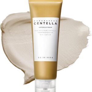 SKIN1004 Madagascar Centella Ampoule Foam, 4.23 fl.oz, Korean Face Cleanser & Makeup Remover with Centella Asiatica, Gentle Daily Cleanser for Soft Skin, Korean Skin Care