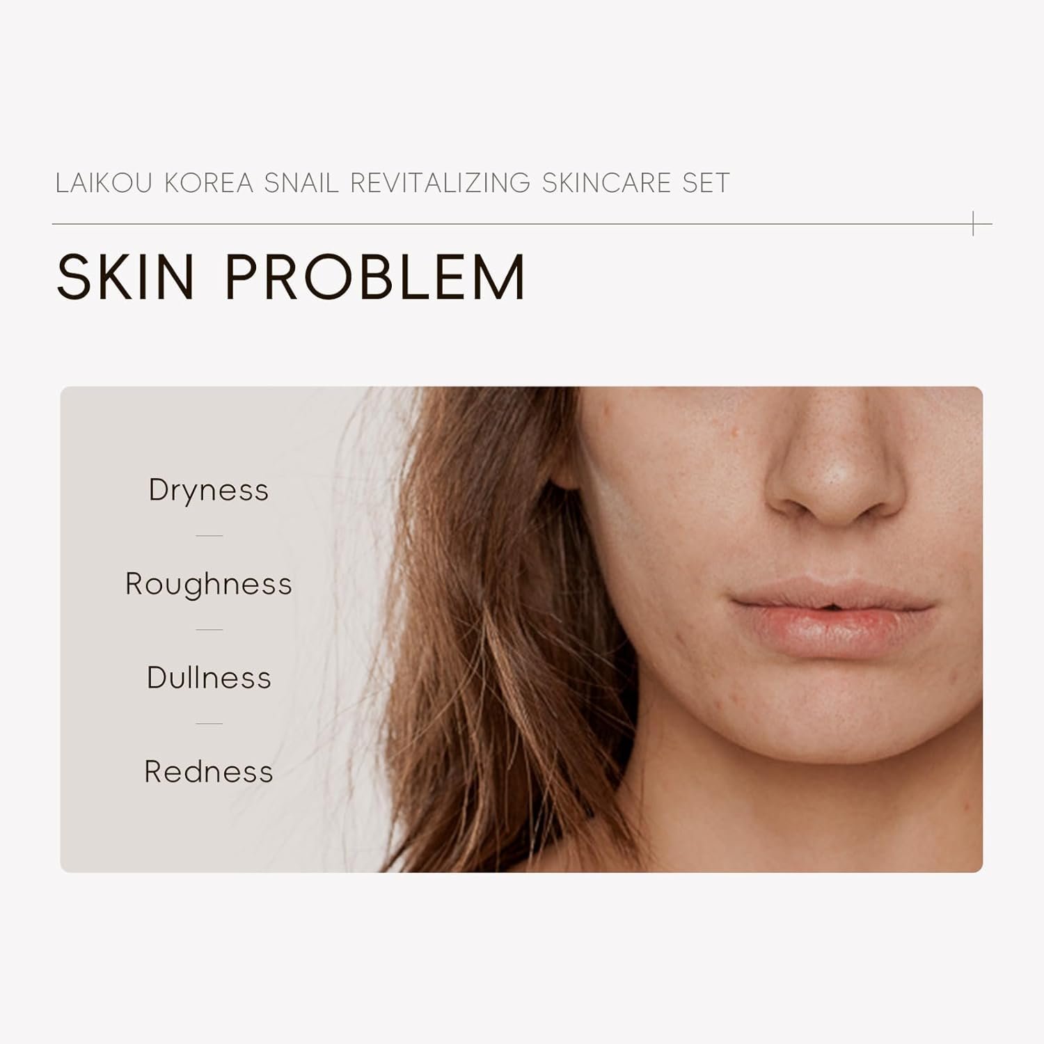 LAIKOU Korean Skin Care, Skin care set, Skin Care Kit Snail and Ginseng with Cleansing Gel, Toner, Eye Cream, Serum, Essence Cream 5pcs for Women Teen Girls Mom Daughter Mother's Day Birthday - Image 3
