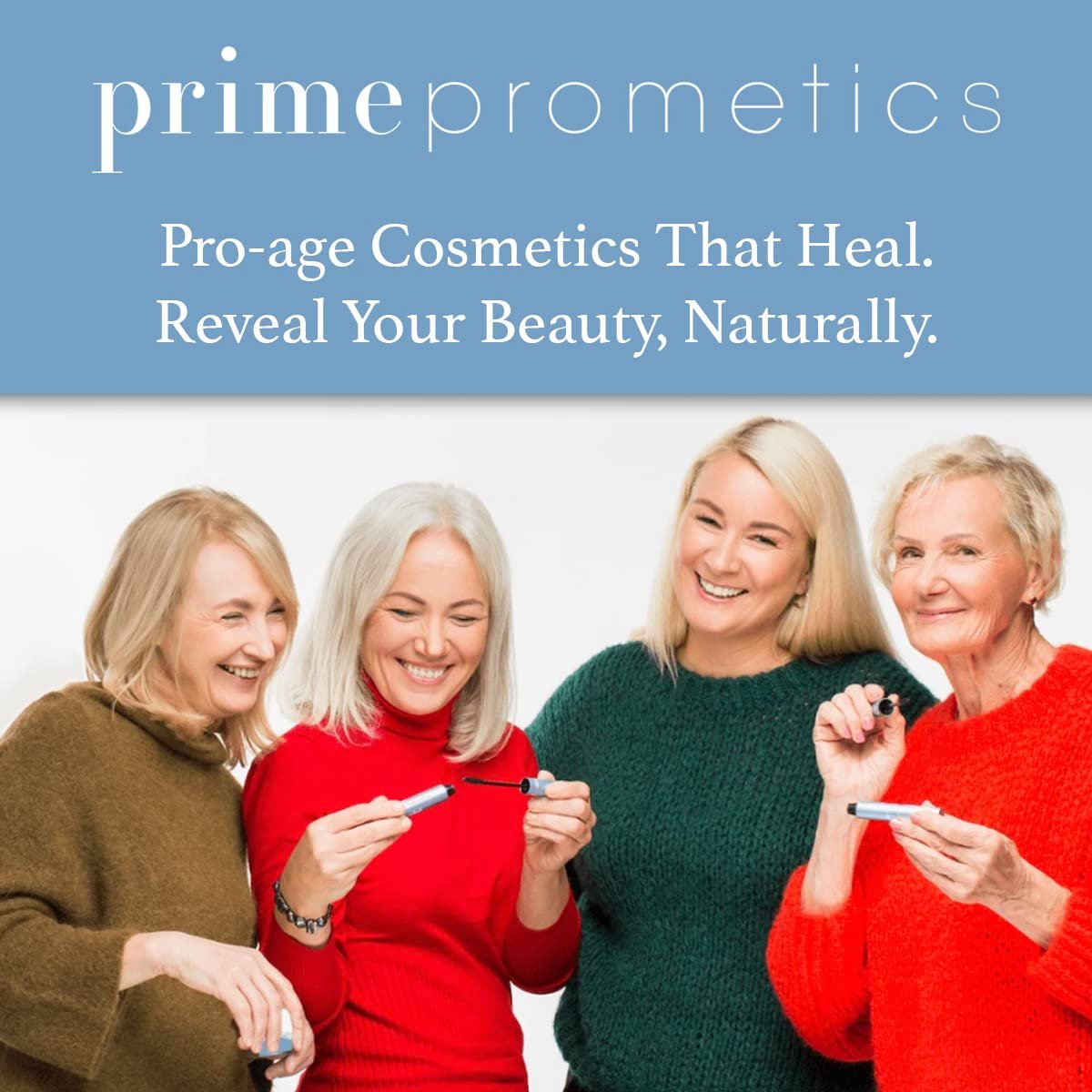 Prime Prometics PrimeLash Growth Serum for Women Over 50 – Grow More Lashes – Thick, Strong, Lifted – in 1 Swipe a Night, Vitamin Infused, For Sensitive Eyes - Image 5