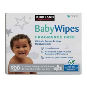 2 X Kirkland Baby Wipes – Unscented – 900 ct