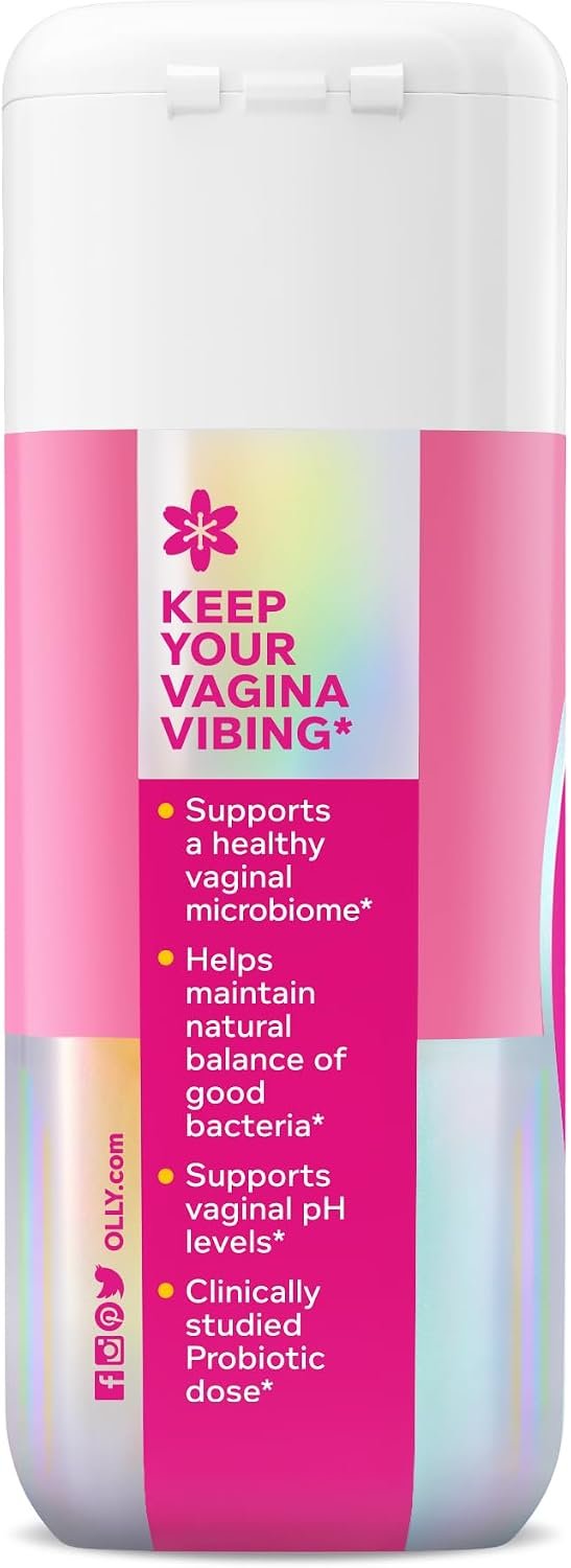 OLLY Happy Hoo-Ha Capsules, Vaginal Probiotics for Women or People with Vaginas, Vaginal Health and pH Balance,* 10 Billion CFU Per Capsule - 25 Count - Image 10