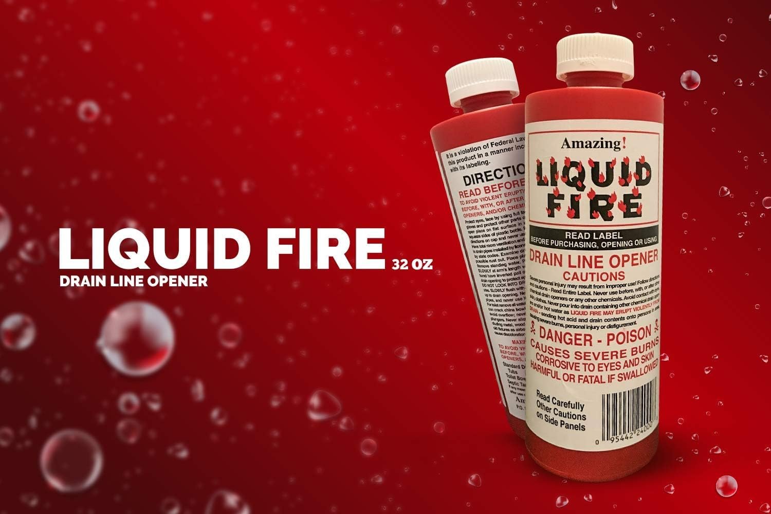 Liquid Fire Drain Line Opener, 32 Oz - Image 4
