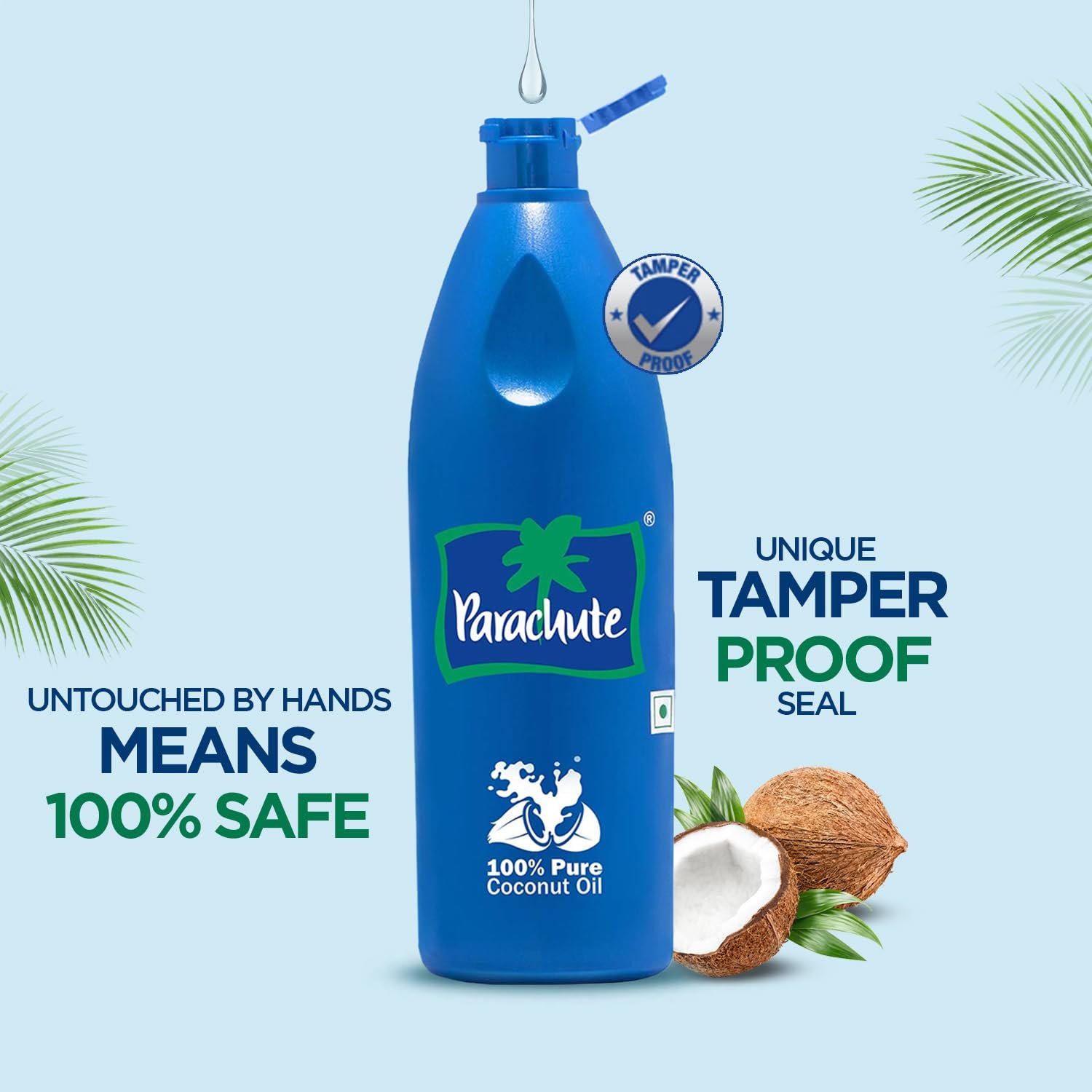Parachute 100% Pure and Natural Unrefined Coconut Oil | No Chemicals & Added Preservatives | 18.8 fl oz - Image 5