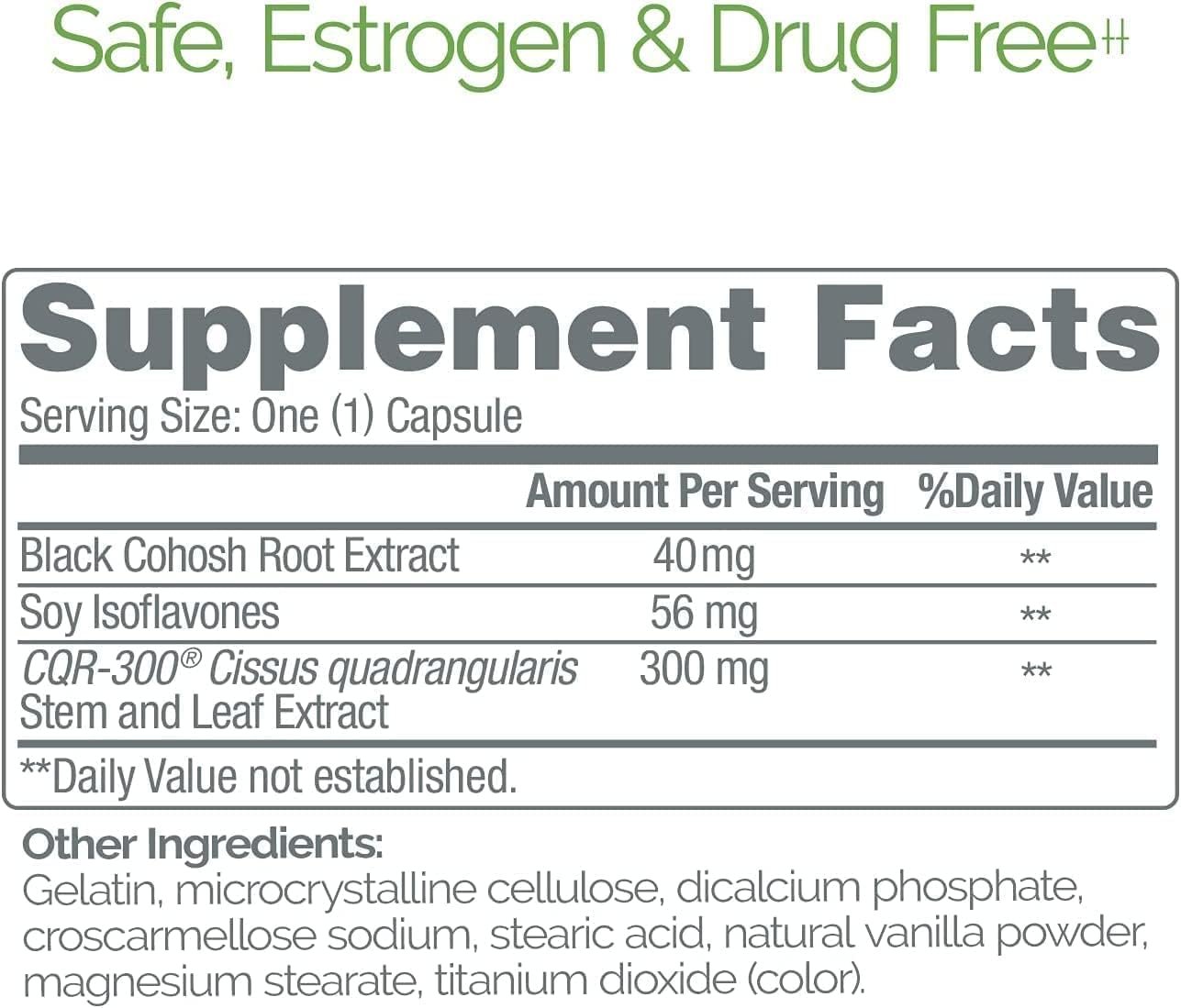 Estroven Weight Management for Menopause Relief - 60 Ct. - Clinically Proven Ingredients Help Manage Weight, Provide Night Sweats & Hot Flash Relief - Drug-Free & Gluten-Free - Image 5