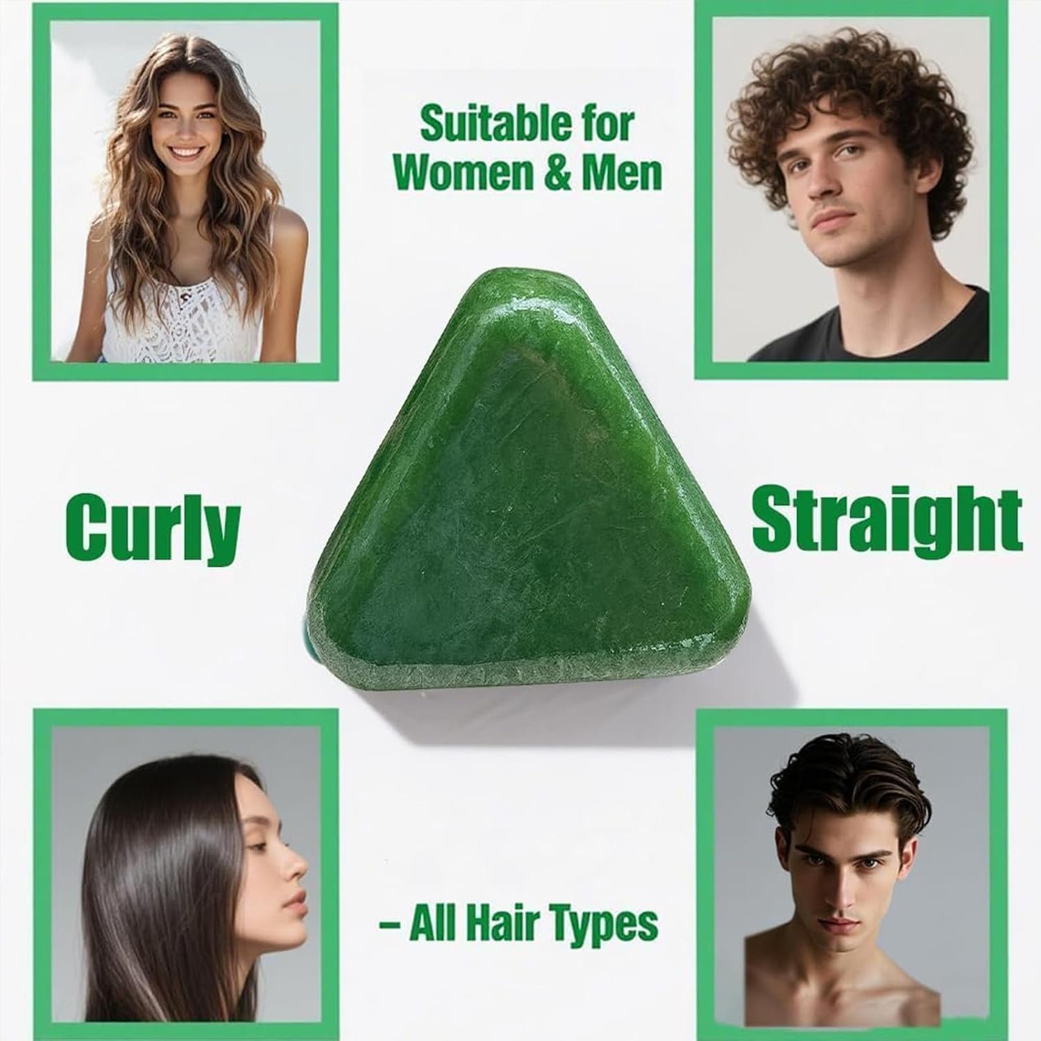 Herbal Chinese Shampoo Bar With Salvia Miltiorrhiz Ginger, Ginseng Scalp Itchy Hair For Dandruff Care Soap, Gentle Cleansing, Strengthen Hair, Plant-Based Solid Shampoos Bar (2pcs) - Image 5
