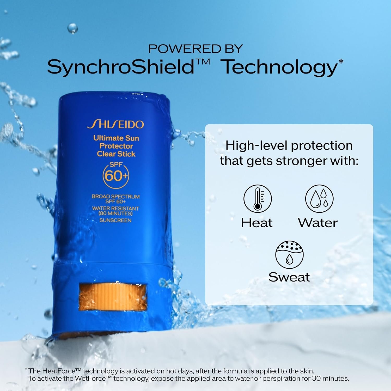 Shiseido Clear Sunscreen Stick - Invisible Broad-Spectrum Face Sunscreen - Wear Under & Over Makeup - Lightweight Formula - All Skin Types - Image 8