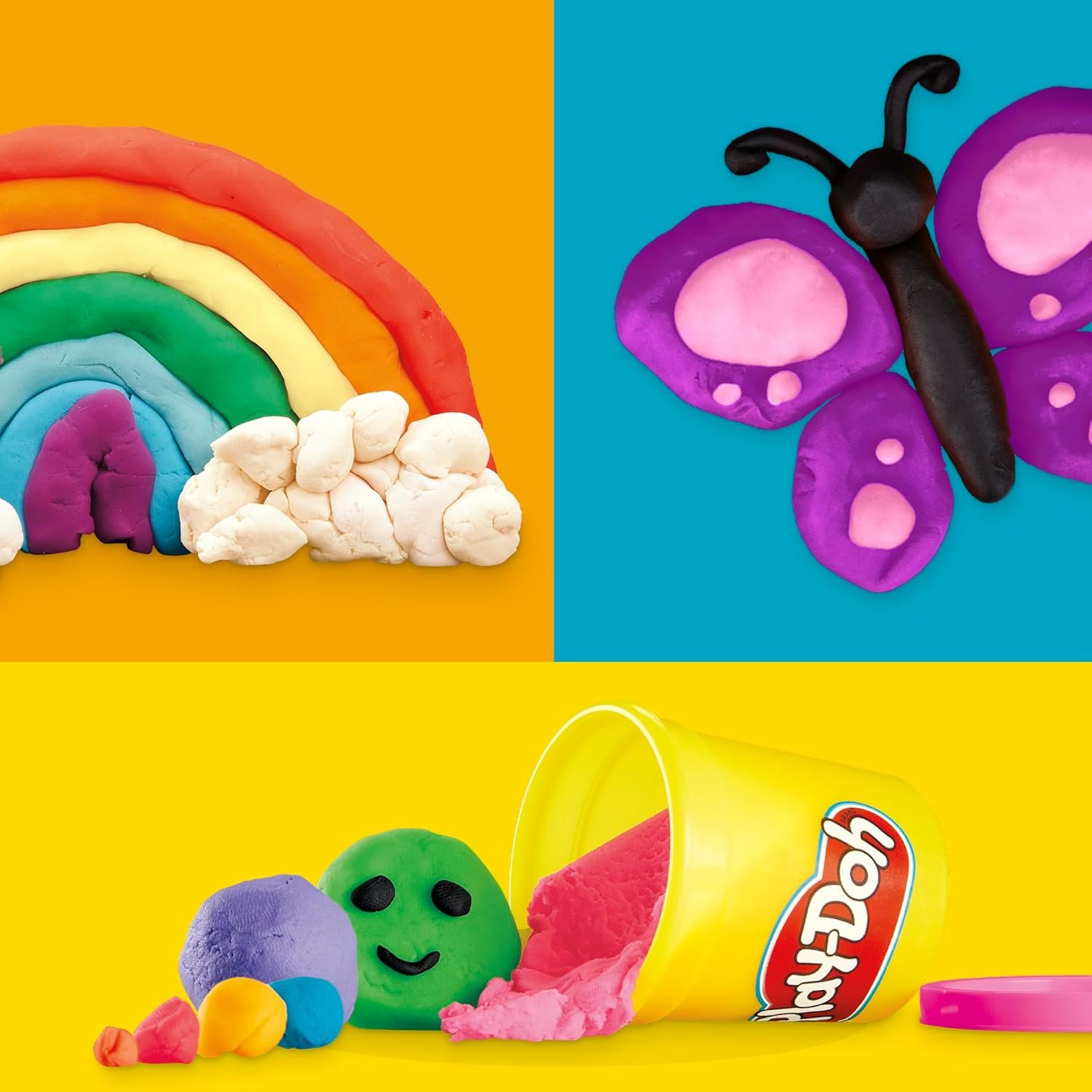 Play Doh Modeling Compound 10-Pack Case of Assorted Colors, Non-Toxic 2 oz. Cans, Back to School Gifts, Prizes, & Party Favors, Preschool Toys for Kids, Ages 2+ (Amazon Exclusive) - Image 6