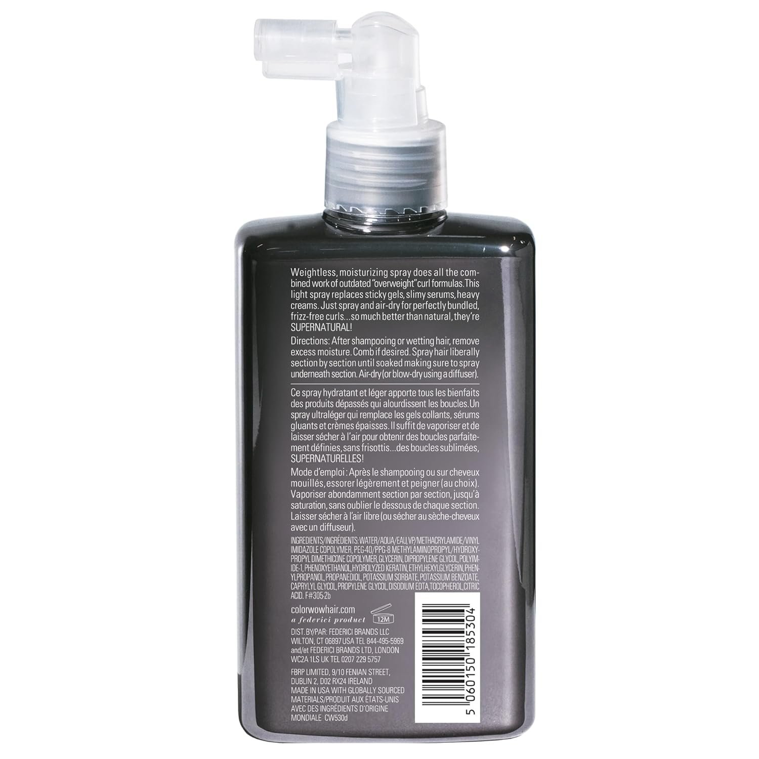 COLOR WOW Dream Coat for Curly Hair, Moisture-Boosting Anti-Frizz Spray for Defined Curls - Image 2