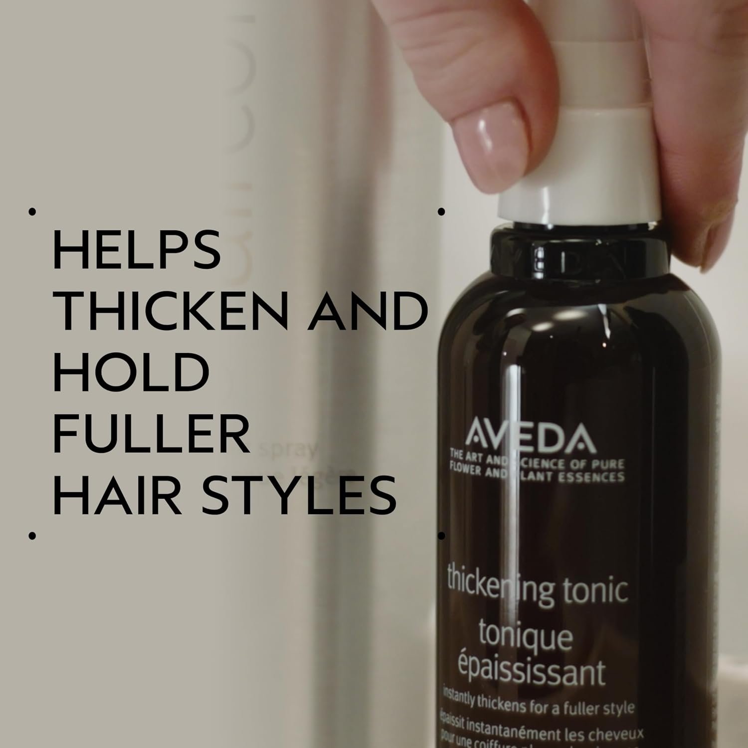 Aveda Thickening Tonic | Instantly Thickens Hair | Spray for Thin and Fine Hair | with Wheat, Corn, and Certified Organic Amla | 96% Naturally Derived - Image 2