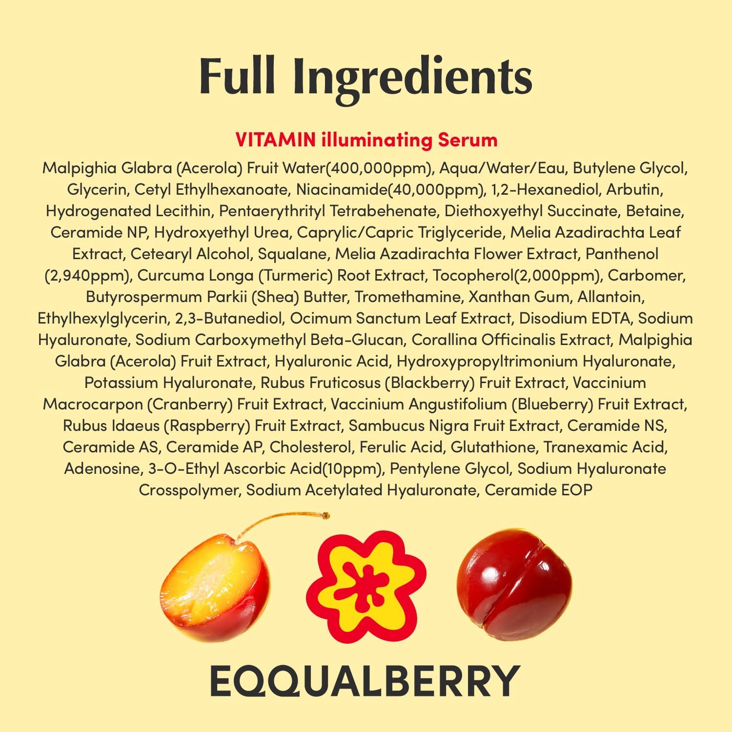 EQQUALBERRY Vitamin Illuminating Serum | Niacinamide 4% & TXA | Brightening Vitamin C Serum for Face Glow with Hyaluronic Acid | Dark Spot & Uneven Tone Care | Korean Skincare, 1.01 fl oz - Image 9