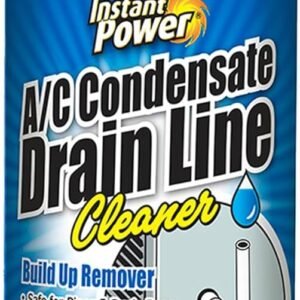 Instant Power A/C Condensate Drain Line Cleaner – AC & HVAC Unclogger for Air Conditioner Drain Lines, Prevents Odors & Water Damage, Safe for Pipes & Septic Systems – 32 oz (Pack of 1)
